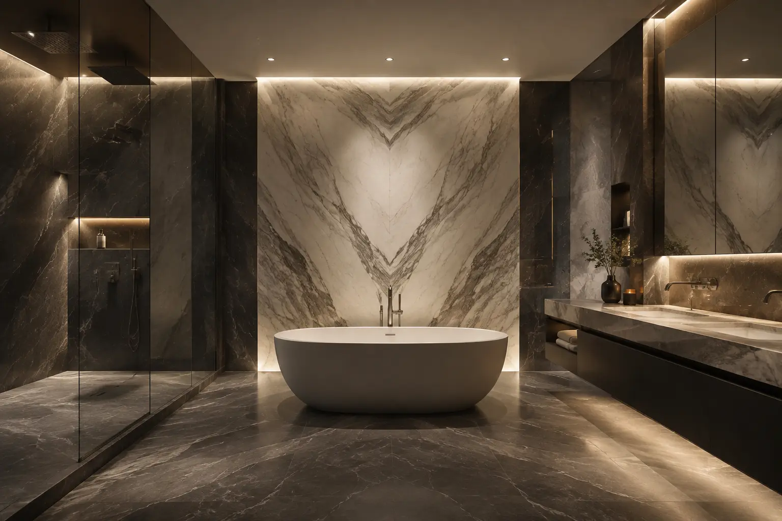Großformatiges Badezimmer von Fliesen Barretta